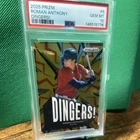 2025 Panini Prizm Roman Anthony Dingers! #5 PSA 10 Red Sox Rookie Insert