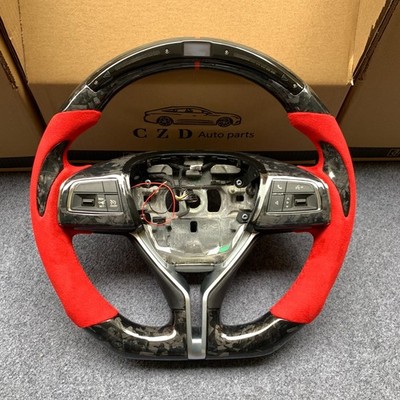 CZD High Quality Real Carbon Fiber Steering Wheel For Maserati Ghibli 2014-2019