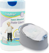 Disposable Potty Liners Pack of 30 Liners - Never Clean a Potty Again - Pottymat