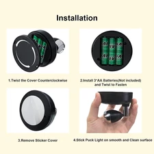 LED Spot Lights Indoor Wireless Battery Operated Small Spotlight with Remote ...
