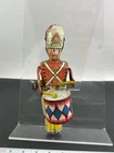 Vintage 1940s Marx Tin Litho Wind Up George The Drummer Beats Drum Needs Repairs