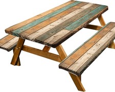 Picnic Table Cover With Bench Covers 6ft Fitted Waterproof Windproof Table