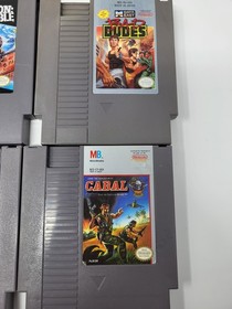 Cabal, Commando, Spy Hunter, Platoon, Silent Service, Bad Dudes Nes Lot 