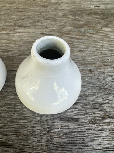 Vintage Porzellan WANNENARMATUR X Kreuzknöpfe / Rosette Sanitär Armaturen - Bild 10 von 19