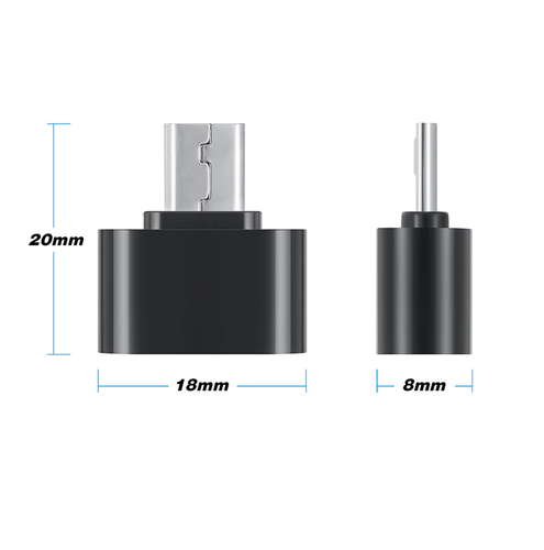 New Micro USB 2.0 Male Host to USB Female OTG Adapter Converter Android Tablet - Picture 3 of 5