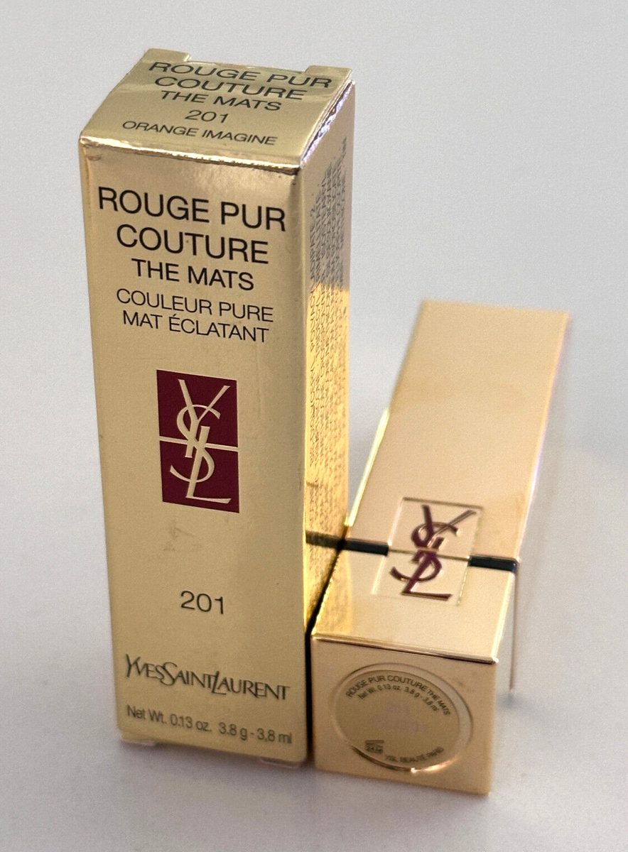 Yves Saint Laurent Rouge Pur Couture The Mats Lipstick 201 ORANGE