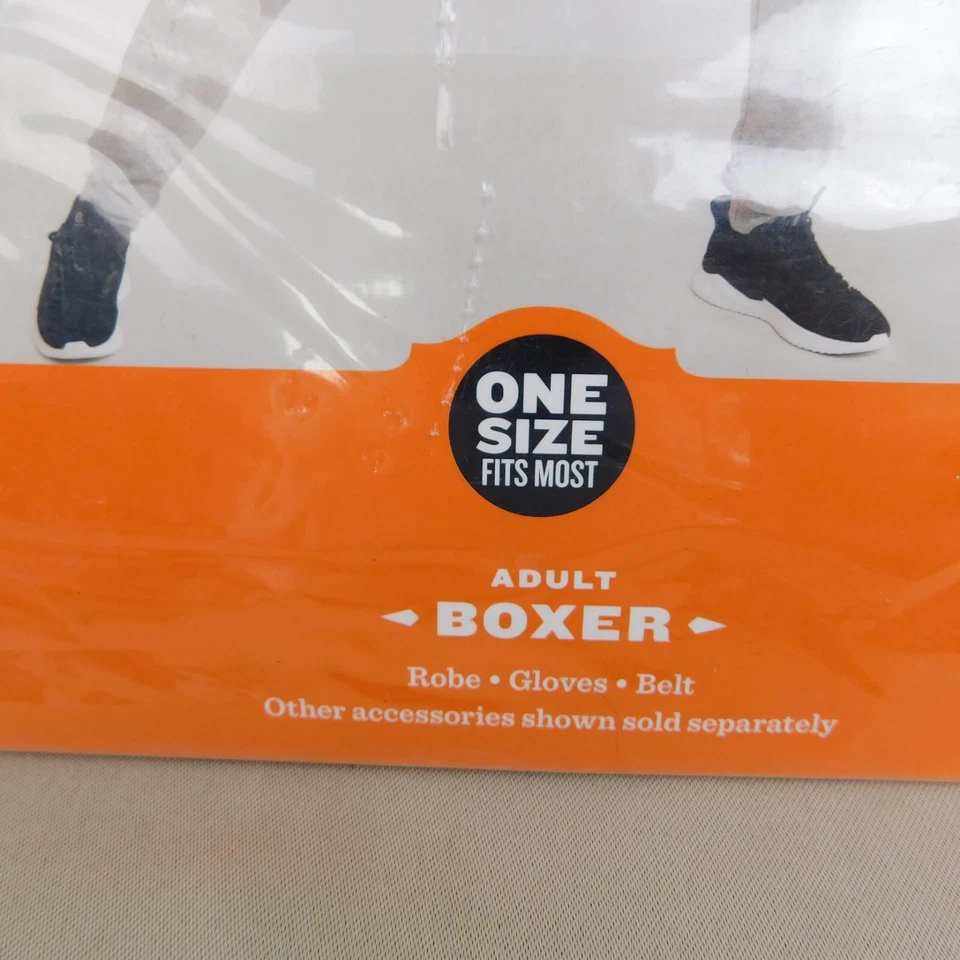 Adulto OS Luchador Campeón Mundial Boxeador Halloween Disfraz Bata Guantes Cinturón #4200 Foto 4 de 4