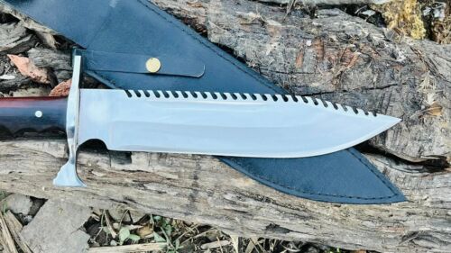 "CAMIÓN CUCHILLO DE SUPERVIVENCIA BOWIE DE CALIDAD PREMIUM FORJADO A MANO HOJA 5160 HECHO A MANO 16,5" - Imagen 5 de 5