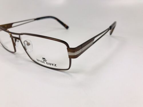New Wide Guyz Brown COSTELLO Eyeglasses 59mm for The Stylish Large Man - Picture 4 of 12
