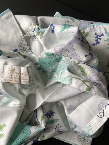 Pratesi Original Classic China White / Aqua /2King Shams 21x37” - Picture 8 of 14