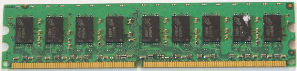 Micron 512MB DDR2 PC2-5300E ECC Desktop Memory 240Pin DIMM SDRAM (MT18HTF6472AY) - Image 2 of 2