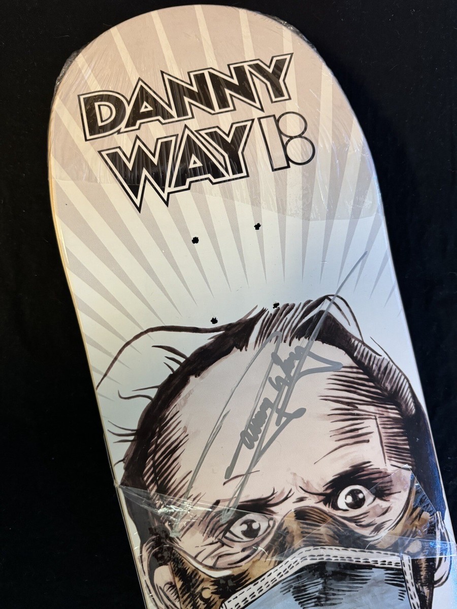 RARE SIGNED Danny Way Plan B Skateboard Deck Hannibal Mask Doctor