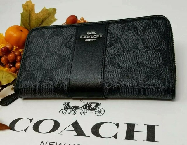 Coach Accordion Zip Wallet Greyed Out | semashow.com