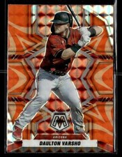 2022 Panini Mosaic #178 Daulton Varsho Reactive Orange Mosaic card