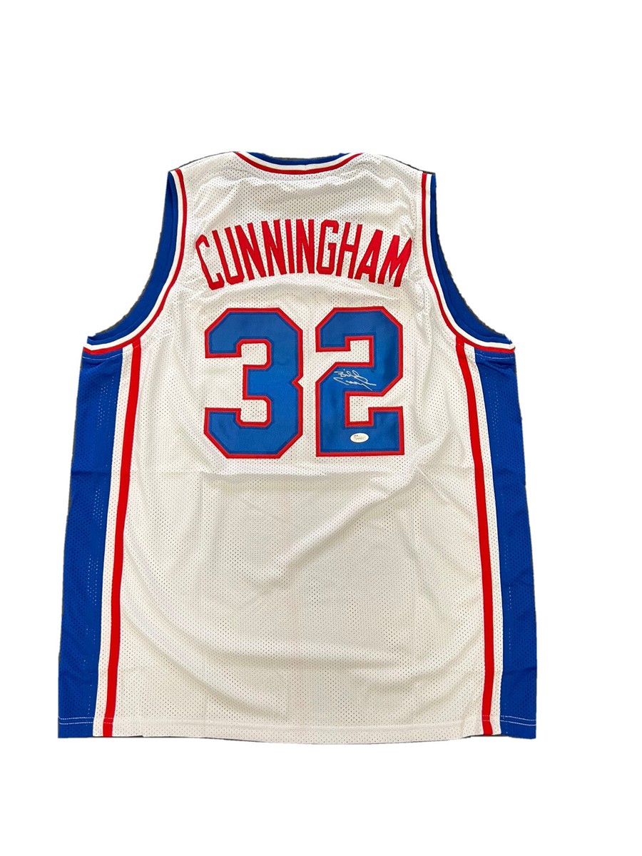 Billy Cunningham Signed Philadelphia 76ers (Home White) Jersey JSA 