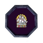 Unicorn Dnd Dice Tray, Octagon Wooden Rolling Tray for D&D Tabletop Board Games