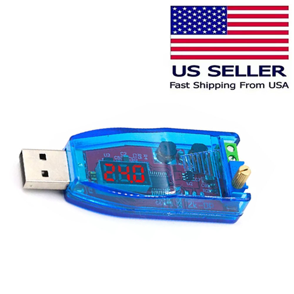 1PC Red DC 5V to 1-24V USB Step Up Down Power Supply Module Buck Boost Converter