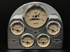 1952 1953 Ford Car 5 Gauge Dash Panel Insert Set Tan