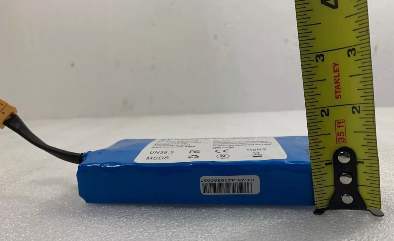 Hover-1 Rebel  Hoverboard Battery Yongkang sheng LT1865-7S1P 25.2V 2.0Ah 50.4Wh
