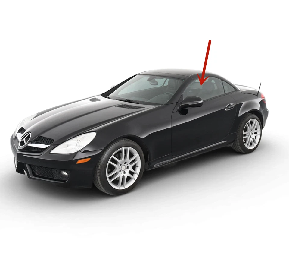 Fit 2005-2011 Mercedes Benz SLK-Class Driver Left Side Door Window Glass - Image 2 of 3