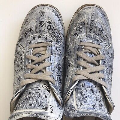 Maison Martin Margiela 22 Graffiti Painted Sneakers Shoes 41 Maison Martin Margiela 22 Graffiti Painted Sneakers Shoes 41
