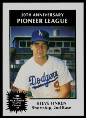 1988 Sport Pro Steve Finken Great Falls Dodgers