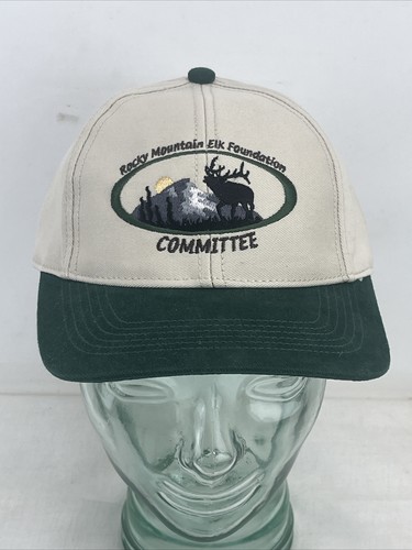 Baseballmütze Kappe Rocky Mountain Elk Foundation Komitee bestickt grün hellbraun
