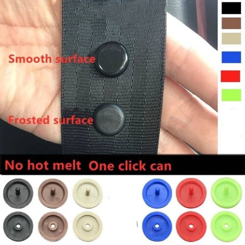 Cinturón de seguridad coche clip botón hebilla tapón kit - 10 pares apto para todos - Imagen 1 de 49