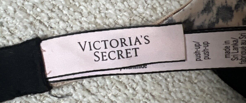 Victorias Secret Bra 34C Leopard Print RN54867 CA23226 NWOT Lingerie Classy Sexy - Picture 7 of 10