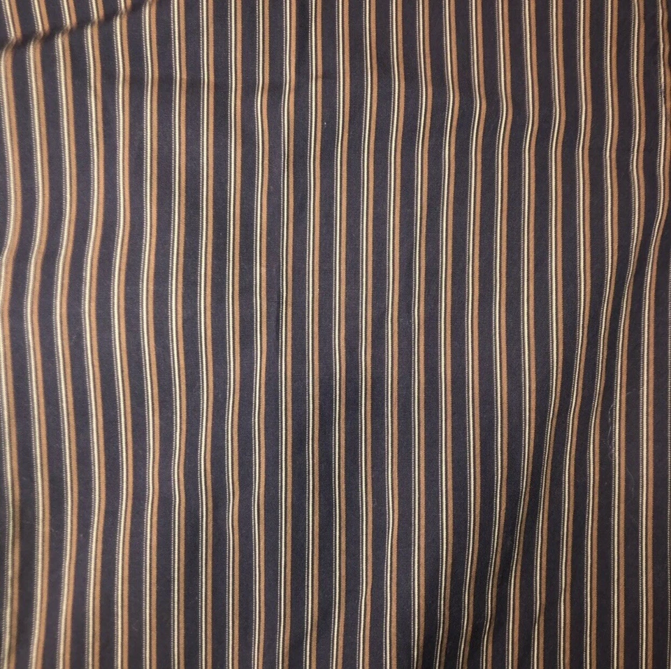 Camisa de trabalho listrada masculina tamanho médio com botões Banana Republic - Imagem 3 de 4