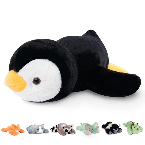 Niuniu Daddy 20 Zoll gewichtete Stofftiere für Erwachsene Kinder großes Plüschtier Kissen - Bild 10 von 38