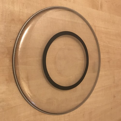 TRAJE DE PIEL DE 15"" DRUM HEAD PREMIER DE COLECCIÓN TOM PARA KIT DE BATERÍA TRANSPARENTE - Imagen 3 de 10