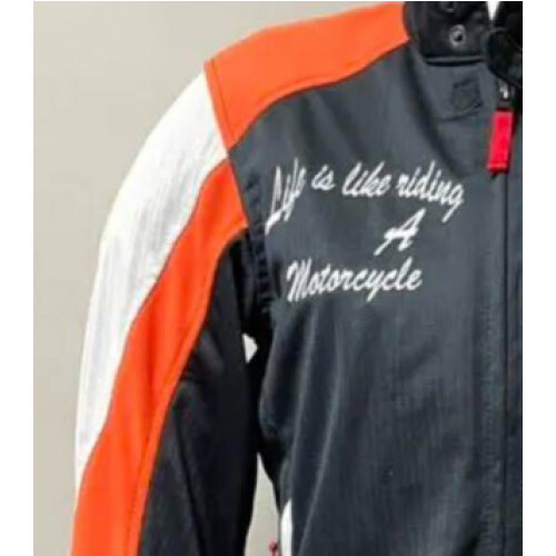 Honda×SHINICHIRO ARAKAWA Motorcycle Jacket size:M Black x Orange