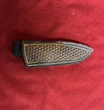 6.5” Handmade Leather Sheath Holster Accommodates Blade Up To 5” Long, JT