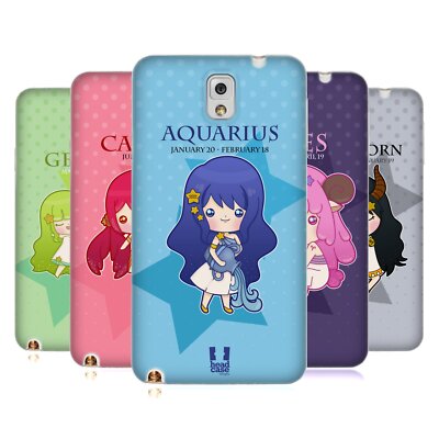 HEAD CASE DESIGNS KAWAII TIERKREISZEICHEN GEL HANDYHÜLLE FÜR SAMSUNG HANDYS 2