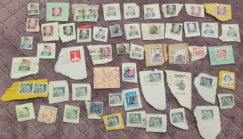 Around The World Mixed Lot Of Stamps Plus Stamp Book Washington Lincoln - 第 20/21 張圖片