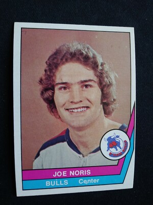 1977-78 O-Pee-Chee WHA Hockey Card # 5 Joe Noris - Birmingham Bulls (EX/NM)