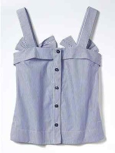 Nwt Banana Republic Stripe Bow Back Top Medium Ebay Nwt Banana Republic Stripe Bow Back Top Medium Ebay