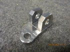 Kawasaki KX250 1988-1989 KX500 1988-2004 Left hand titanium foot peg bracket