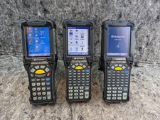 3 x Motorola/Symbol MC9090 Handheld Scanner w/ Battery 3rd Party Software