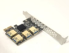 4pcs PCI-E Express 1x to 16x Riser Card Adapter PCIE 1 to 4 Slot Port Multiplier