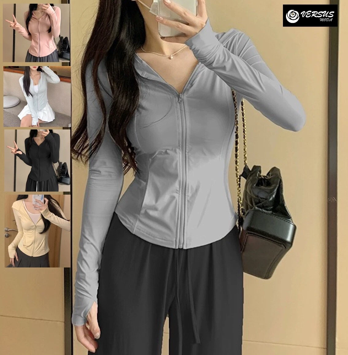 IWOLLENCE Felpa da donna con cappuccio