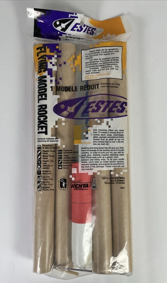 Estes Mean Machine Model Rocket #1295 - Original 78" version Vintage - Image 2 of 4