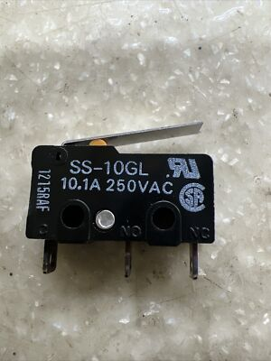 #ad Omron Micro Switch SS 10GL MICRO SWITCH HINGE LEVER SPDT 10A AC 4A DC $8.99