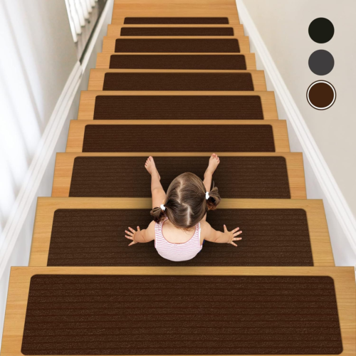 Non-Slip Stair Treads, 7.8" X 30" (15-Pack) Stair Treads Runner Indoor Outdoor,