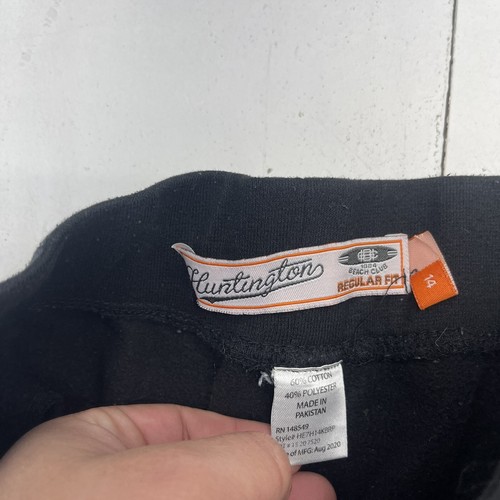 Huntington Beach Club Black Sweatpant Joggers Youth Kids Size 14 - Picture 2 of 5