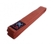 Orangegurt Karate Judo Gürtel orange 180-350 cm Karategürtel Judogürtel Budo