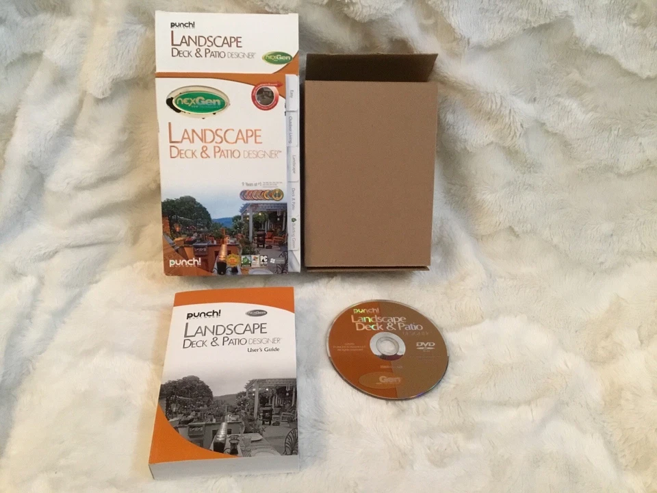 Punch! Paisaje Deck & Patio Designer 2009 - Incluye CD y guía del usuario - Usado Foto 2 de 4