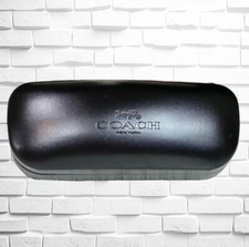 Coach Black Hardshell Eyeglasses/Sunglasses Case ONLY   Smooth Surface GUC
