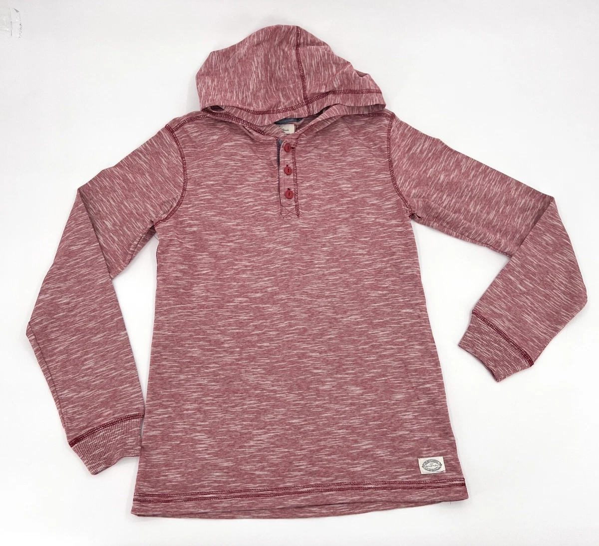 Hooded henley sweater cheap